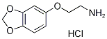 [2-(1,3-benzodioxol-5-yloxy)ethyl]amine hydrochloride Struktur