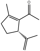 Ethanone, 1-[2-methyl-5-(1-methylethenyl)-1-cyclopenten-1-yl]-, (S)- (9CI) Struktur