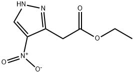 ethyl (4-nitro-1H-pyrazol-3-yl)acetate Struktur