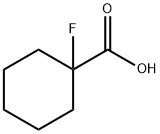 1-FLUOROCYCLOHEXANECARBOXYLIC ACID Struktur