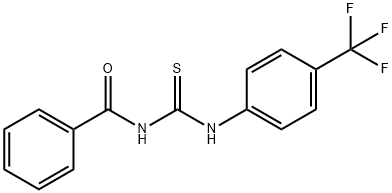 1-Benzoyl-3-[4-(trifluoromethyl)phenyl]thiourea, 4-[(Benzoylcarbamothioyl)amino]benzotrifluoride