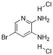 5-BroMopyridin-2,3-diaMine 2HCl Struktur