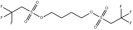 1,4-BUTANEDIOL BIS(2,2,2-TRIFLUOROETHANE SULPHONATE) Struktur