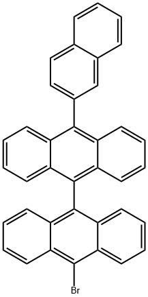 9,9'-Bianthracene, 10-broMo-10'-(2-naphthalenyl)- Struktur