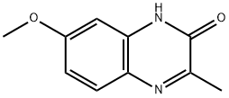 2(1H)-Quinoxalinone,7-methoxy-3-methyl-(9CI) Struktur