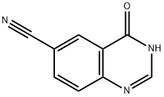 6-Quinazolinecarbonitrile, 3,4-dihydro-4-oxo- Struktur