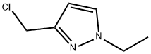 3-(Chloromethyl)-1-ethyl-1H-pyrazole Struktur