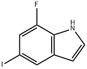 7-Fluoro-5-iodoindole Struktur