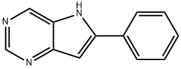 6-phenyl-5H-pyrrolo[3,2-d]pyriMidine Struktur