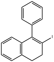 3-IODO-4-PHENYL-1,2-DIHYDRO-NAPHTHALENE Struktur