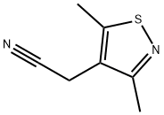 3,5-Dimethyl-4-isothiazoleacetonitrile Struktur