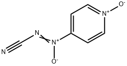 2-[(Pyridine 1-oxide)-4-yl]diazenecarbonitrile 2-oxide Struktur