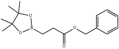 Benzyl 3-(tetraMethyl-1,3,2-dioxaborolan-2-yl)propanoate Struktur