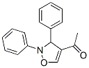 1-(2,3-Diphenyl-2,3-dihydro-4-isoxazolyl)ethanone Struktur