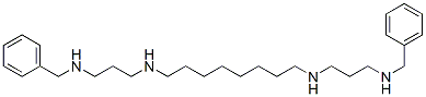 N,N'-di-(3-((phenylmethyl)amino)propyl)-1,8-diaminooctane Struktur