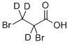 2,3-DIBROMOPROPIONIC-2,3,3-D3 ACID Struktur