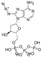 8-azido-2'-deoxyadenosine-5'-triphosphate Struktur