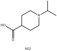 1-ISOPROPYL-PIPERIDINE-4-CARBOXYLIC ACID HYDROCHLORIDE Struktur