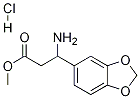 Methyl 3-aMino-3-(benzo[d][1,3]dioxol-5-yl)propanoate hydrochloride Struktur