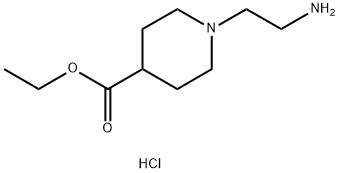 Ethyl 1-(2-aMinoethyl)piperidine-4-carboxylate dihydrochloride, 97% Struktur