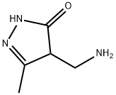 4-(AMinoMethyl)-2,4-dihydro-5-Methyl-3H-pyrazol-3-one Struktur