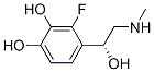 1,2-Benzenediol, 3-fluoro-4-[1-hydroxy-2-(methylamino)ethyl]-, (R)- (9CI) Struktur