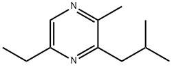 Pyrazine, 5-ethyl-2-methyl-3-(2-methylpropyl)- (9CI) Struktur