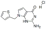 2-AMINO-7-THENYL-1,7-DIHYDRO-4H-PYRROLO[2,3-D]PYRIMIDIN-4-ONE HYDROCHLORIDE Struktur