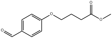 Methyl 4-(4-formylphenoxy)butanoate Struktur