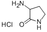 3-Aminopyrrolidin-2-one hydrochloride Struktur