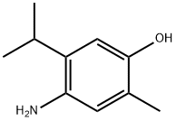 Phenol, 4-amino-2-methyl-5-(1-methylethyl)- (9CI) Struktur