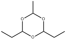 2,4-DIETHYL-6-METHYL-1,3,5-TRIOXANE Struktur