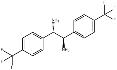 MESO-1,2-BIS[4-(TRIFLUOROMETHYL)PHENYL]ETHANE-1,2-DIAMINE Struktur