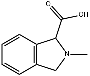 2,3-dihydro-2-Methyl-1H-Isoindole-1-carboxylic acid Struktur