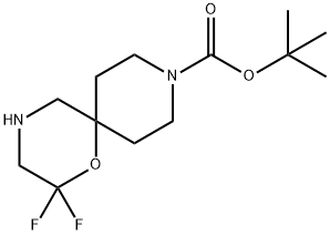 9-Boc-2,2-difluoro-1-oxa-4,9-diazaspiro[5.5]undecane Struktur