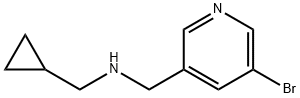 1-(5-bromopyridin-3-yl)-N-(cyclopropylmethyl)methanamine Struktur