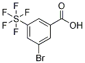 3-Bromo-5-(pentafluorosulfur)benzoic acid Struktur