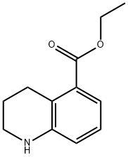 1,2,3,4-Tetrahydroquinoline-5-carboxylic acid ethyl ester Struktur