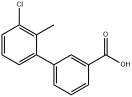 3-Chloro-2-Methylbiphenyl-3-carboxylic acid Struktur