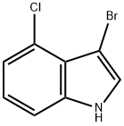 3-Bromo-4-chloroindole Struktur