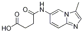 Butanoic acid, 4-[(3-MethyliMidazo[1,2-a]pyridin-6-yl)aMino]-4-oxo- Struktur