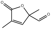 2-Furancarboxaldehyde, 2,5-dihydro-2,4-dimethyl-5-oxo- (9CI) Struktur