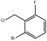 1-Bromo-2-(chloromethyl)-3-fluorobenzene Struktur