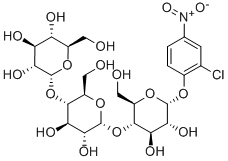 2-chloro-4-nitrophenylmaltotrioside Struktur