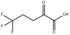 5,5,5-Trifluoro-2-oxopentanoic acid Struktur