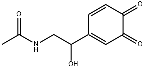 Acetamide, N-[2-(3,4-dioxo-1,5-cyclohexadien-1-yl)-2-hydroxyethyl]- (9CI) Struktur