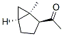 Ethanone, 1-(1-methylbicyclo[3.1.0]hex-2-yl)-, (1alpha,2beta,5alpha)- (9CI) Struktur