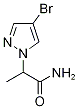 2-(4-bromo-1H-pyrazol-1-yl)propanamide(SALTDATA: FREE) Struktur