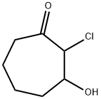 Cycloheptanone,  2-chloro-3-hydroxy- Struktur