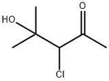 2-Pentanone,  3-chloro-4-hydroxy-4-methyl- Struktur